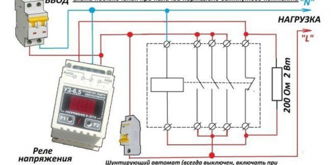 Napěťové relé + magnetický startér = spínání libovolného výkonu